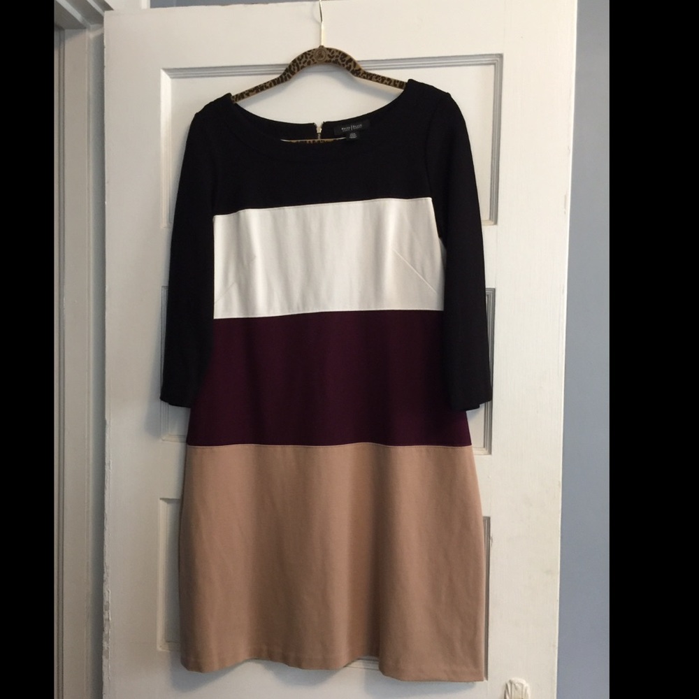 EUC WHBM block dress sz 12